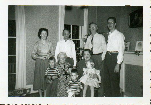 Three Generations, Christmas 1954.